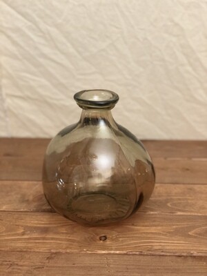 Natural Recycled Glass Vase - Sm