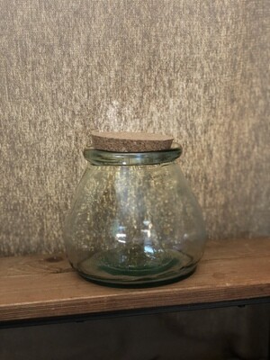Recycled Glass Storage Jar - Sm