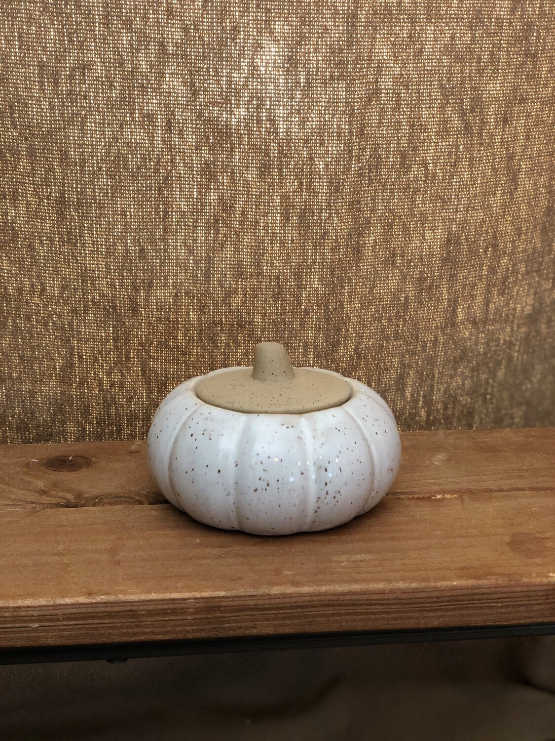 Dol Pumpkin Jar w/Lid - Sm