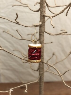Spool of Thread Red Ornament
