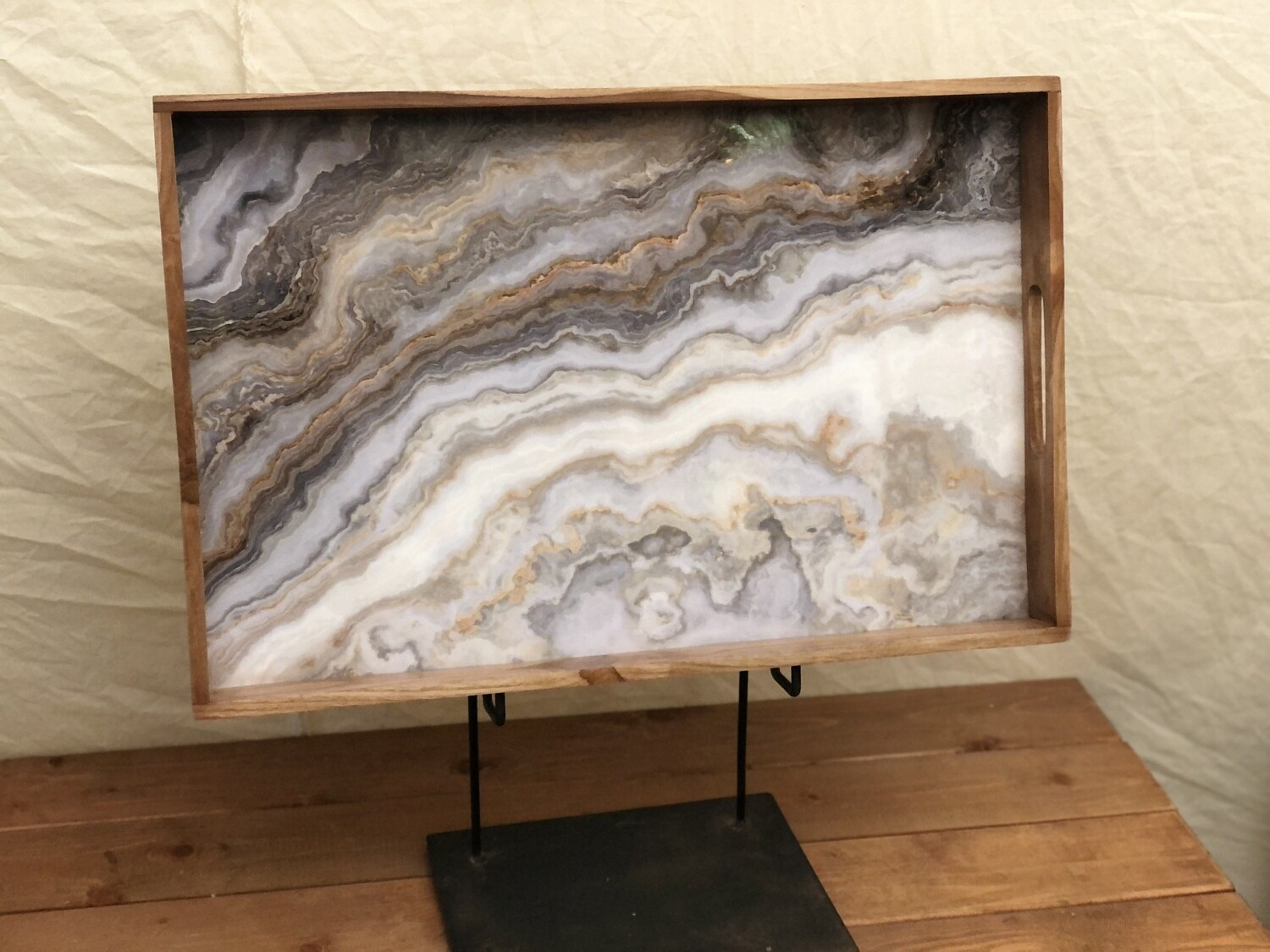 Fx Wht Agte Tray - Lg