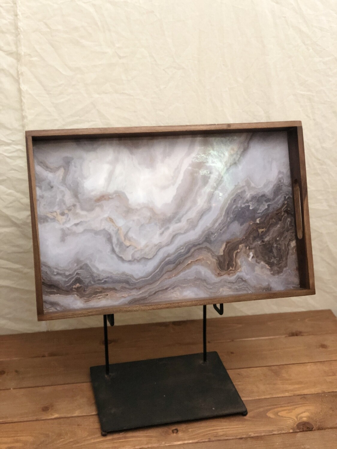 Fx Wht Agte Tray - Sm
