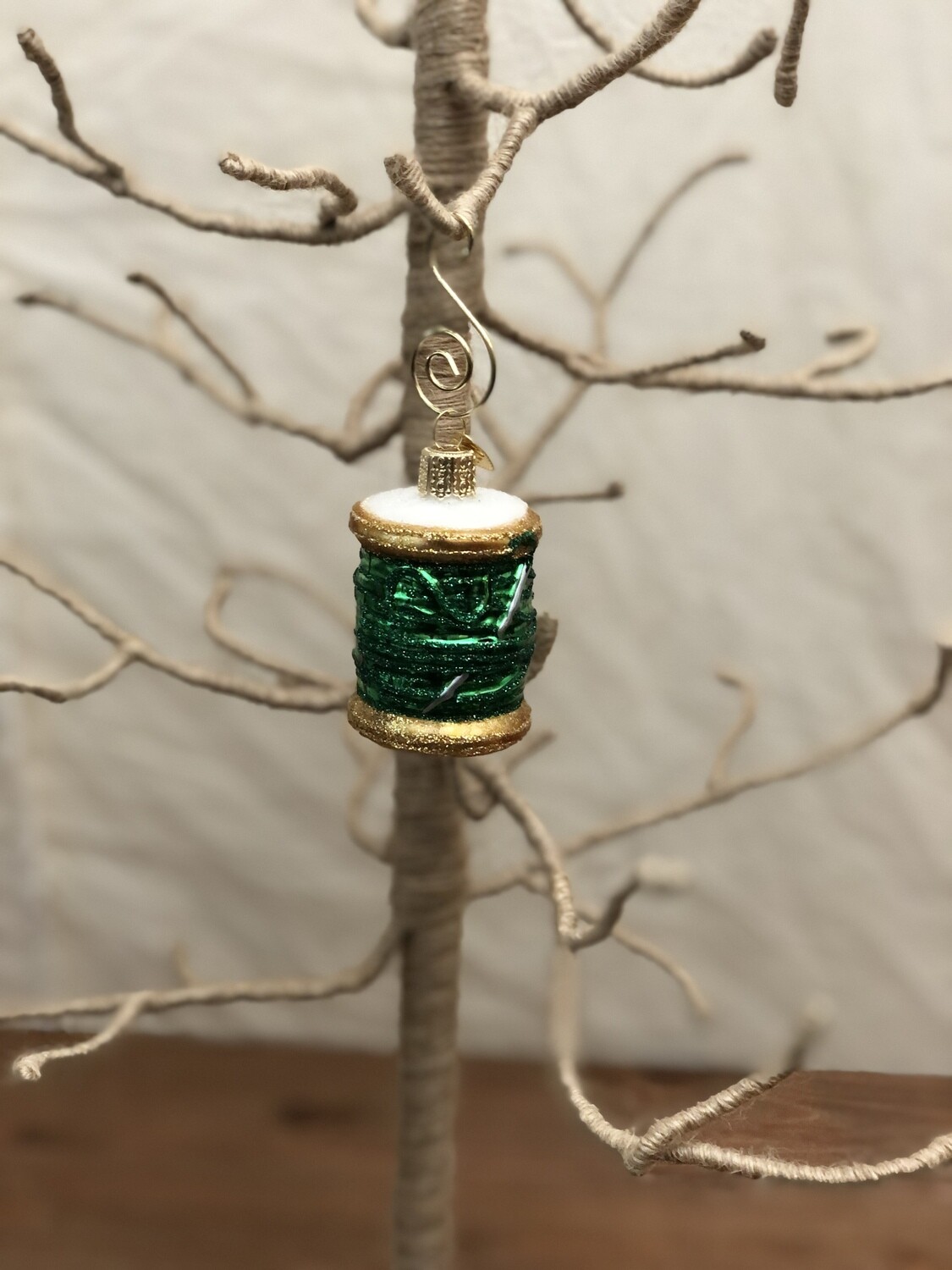 Spool of Thread Green Ornament