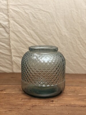 Hurricane Recycled Glass Vase 7.5&quot;