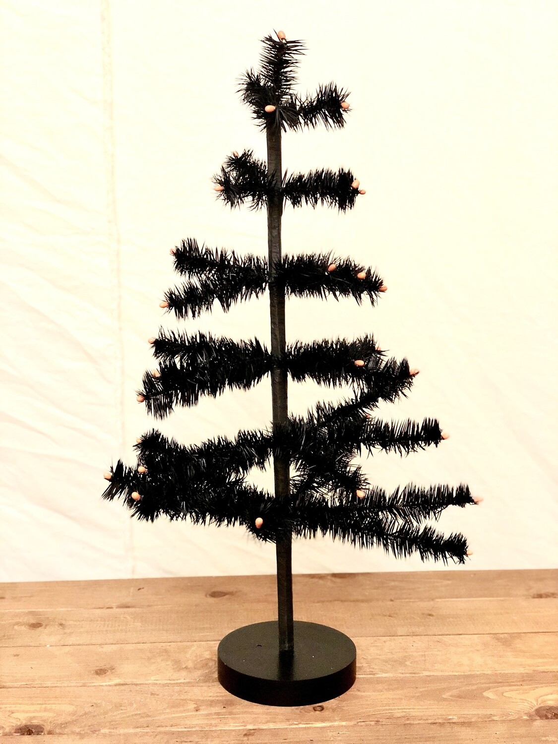 Black and Orange Tips Halloween Tree 24&quot;
