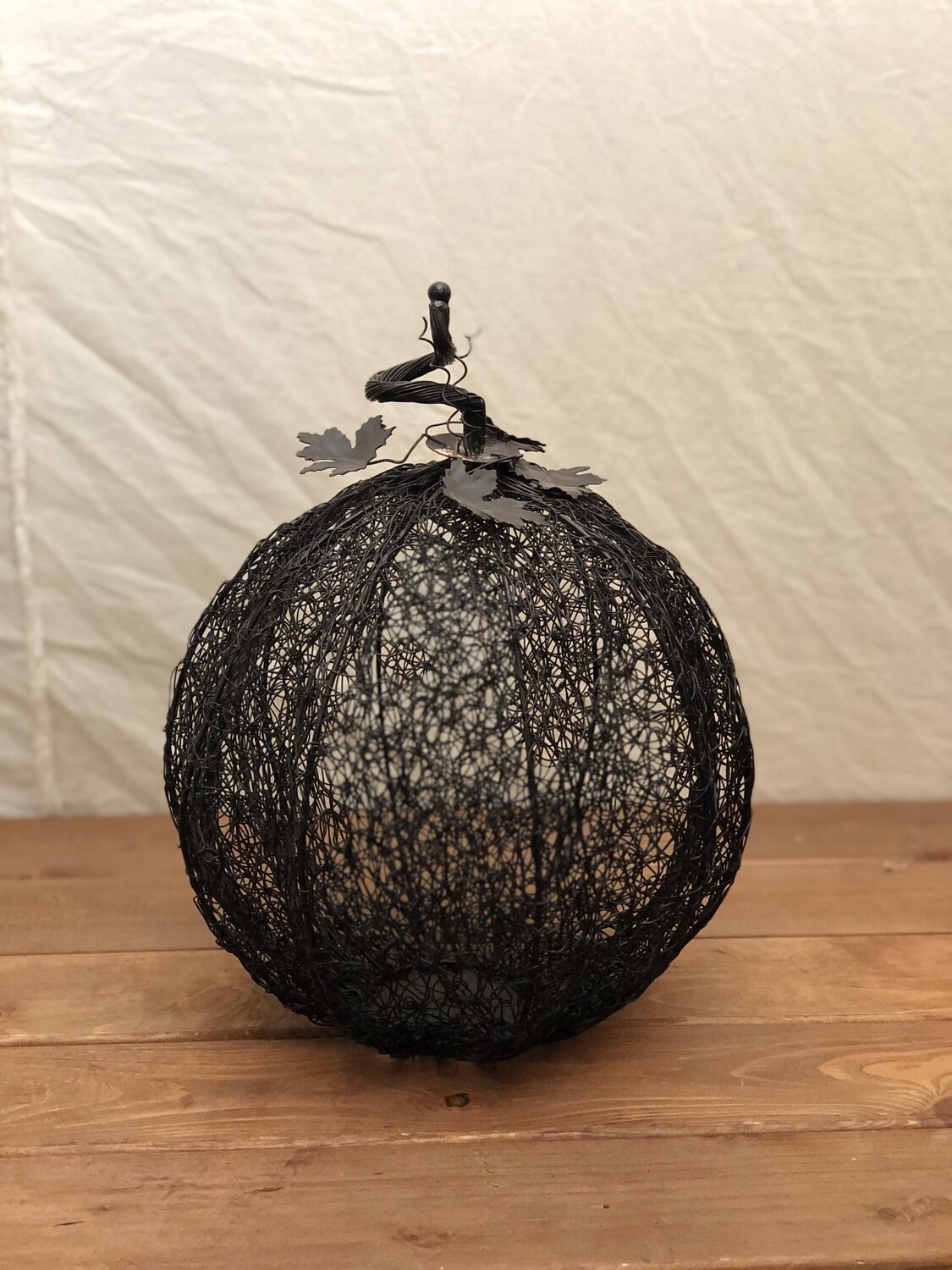 Pumpkin Wire Mesh Round 13"T Pumpkin Wire Mesh Round 13"T