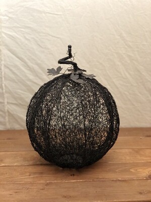 Pumpkin Wire Mesh Round 13"T