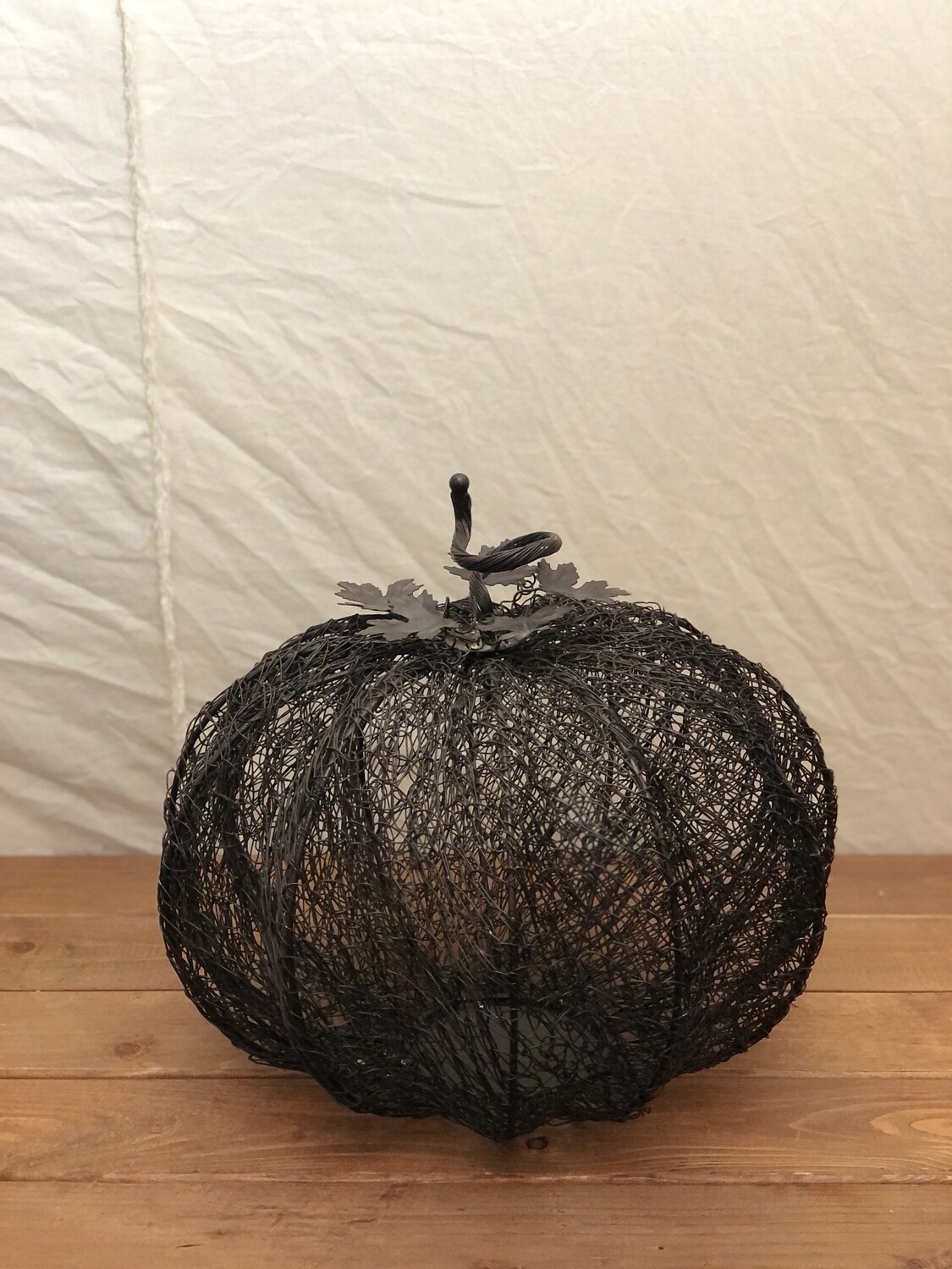 Pumpkin Wire Mesh Fairytale 11.5"T