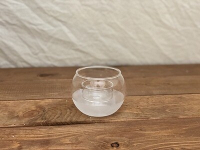 Arla Tealight Frosted Holder Sm