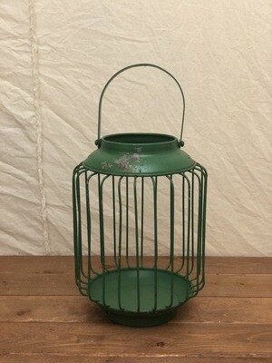 Metal Wire Cage Green