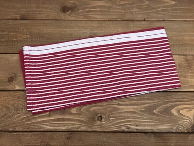 Hot Striped Dishtowel Fuchsia