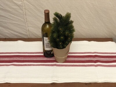 Red Linen Center Table Runner Red Linen Center Table Runner