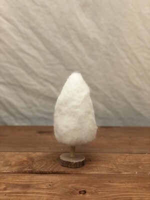 White Wool Tree - Sm White Wool Tree - Sm