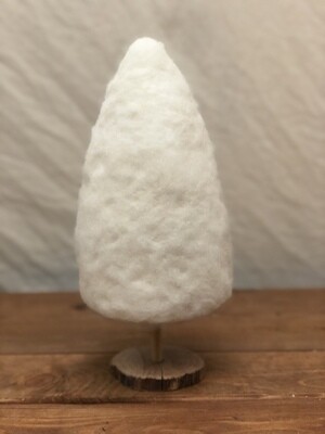 White Wool Tree - Lg White Wool Tree - Lg