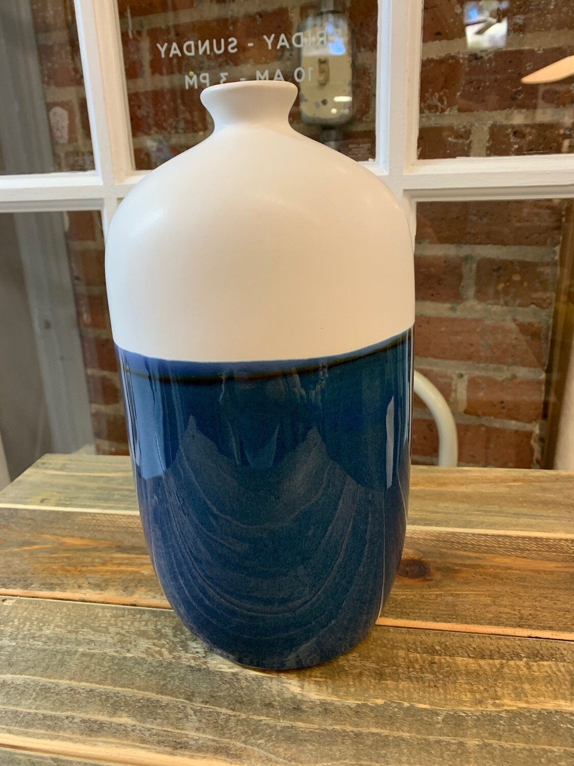 Marco Blue Vase - Sm