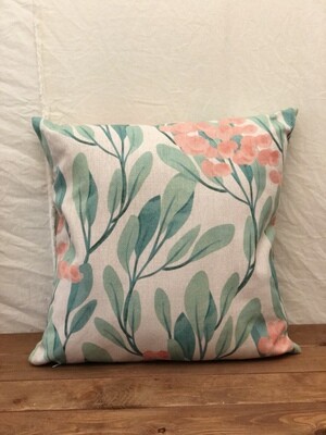 Abstract Coral Blossom Pillow