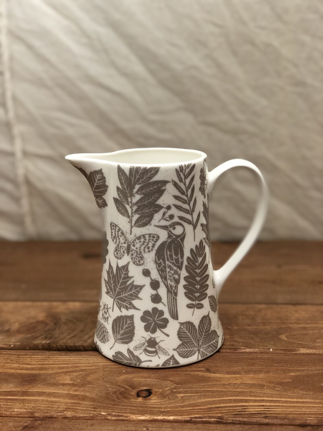 Garden Study Jug Grey