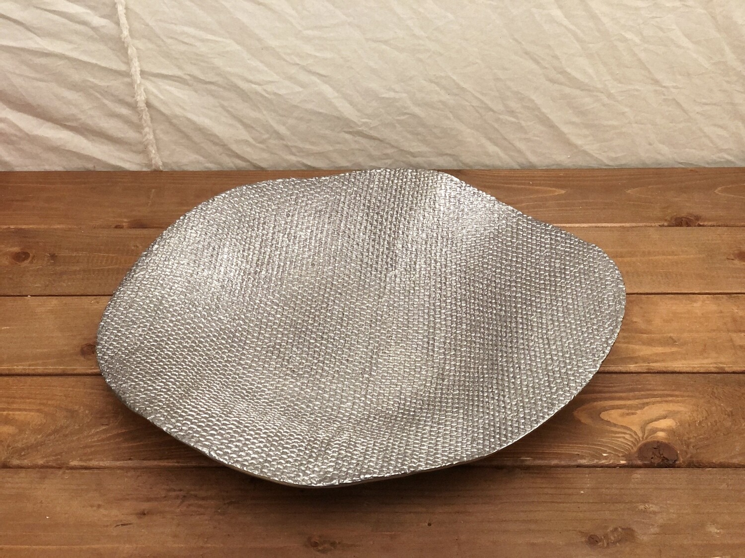 Sierra Modern Jute Volare Lg Bowl - Silver