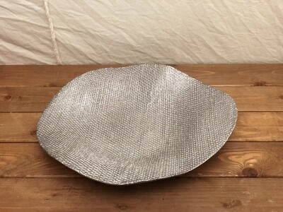 Sierra Modern Jute Volare Lg Bowl - Silver
