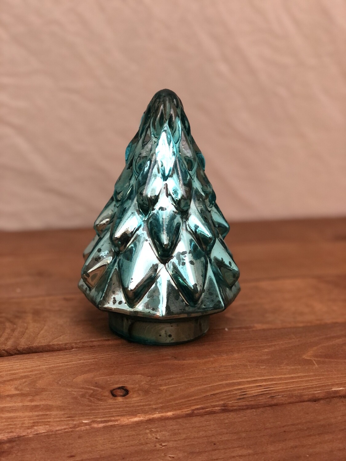Sm Glass Tree - Aqua