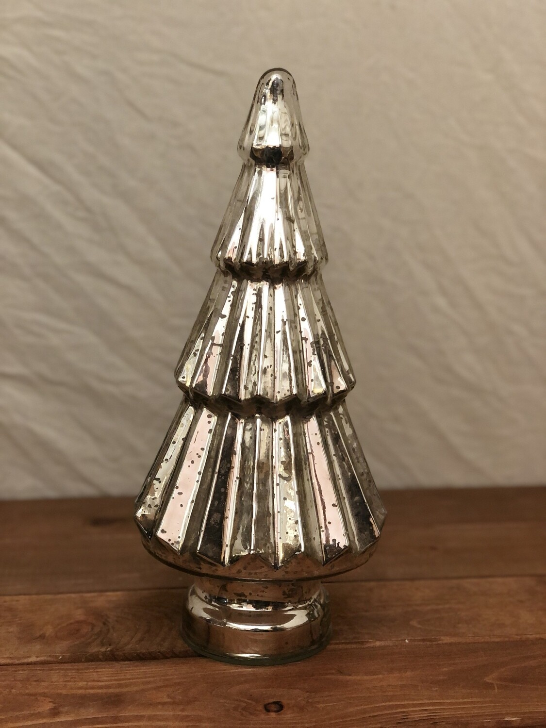 Lg Glass Tree - Silver Lg Glass Tree - Silver
