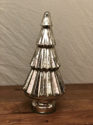 Lg Glass Tree - Silver Lg Glass Tree - Silver
