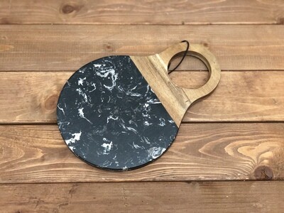 Acacia/Marble Serving Board - Sm