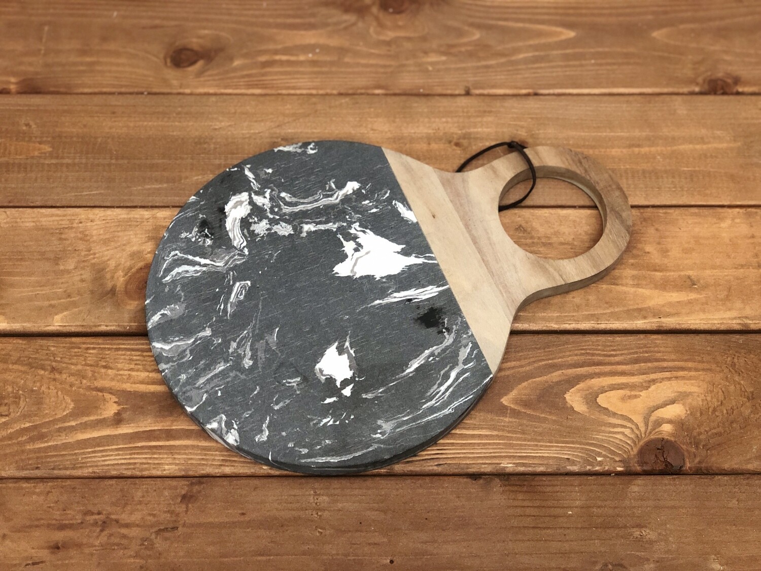 Acacia/Marble Serving Board - Lg