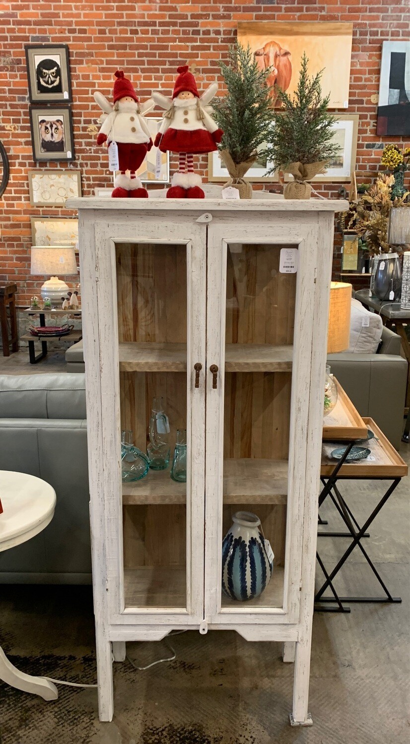 Kathy Glass Cabinet 26&quot;L x 13&quot;D x 60&quot;H