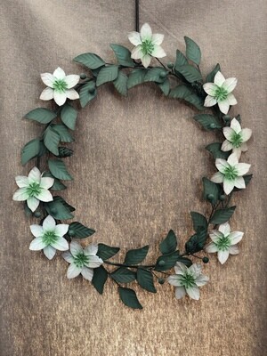 Lt Green Metal Wreath Lt Green Metal Wreath