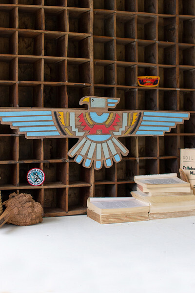 Painted Wooden "Firebird" Wall Décor Painted Wooden "Firebird" Wall Décor