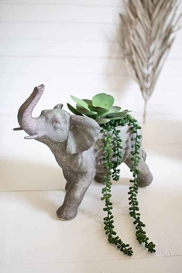 Ceramic Elephant Planter
