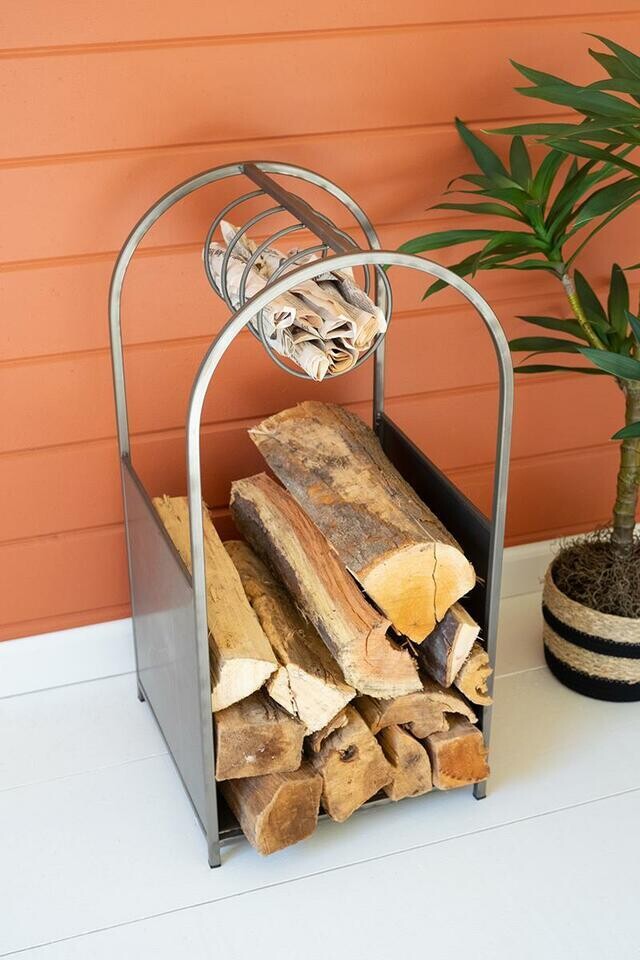 Metal Firewood Stand Metal Firewood Stand