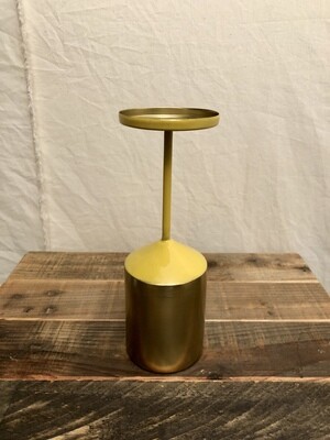 Metal Pillar Candle Holder Sm