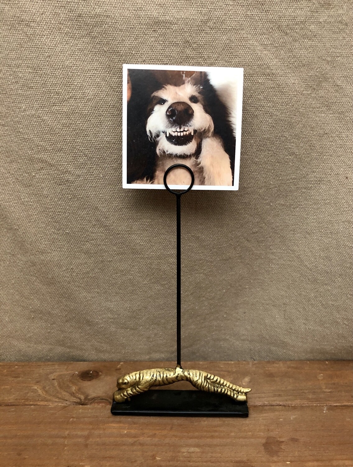 Brass Tiger Place Card Holder Brass Tiger Place Card Holder