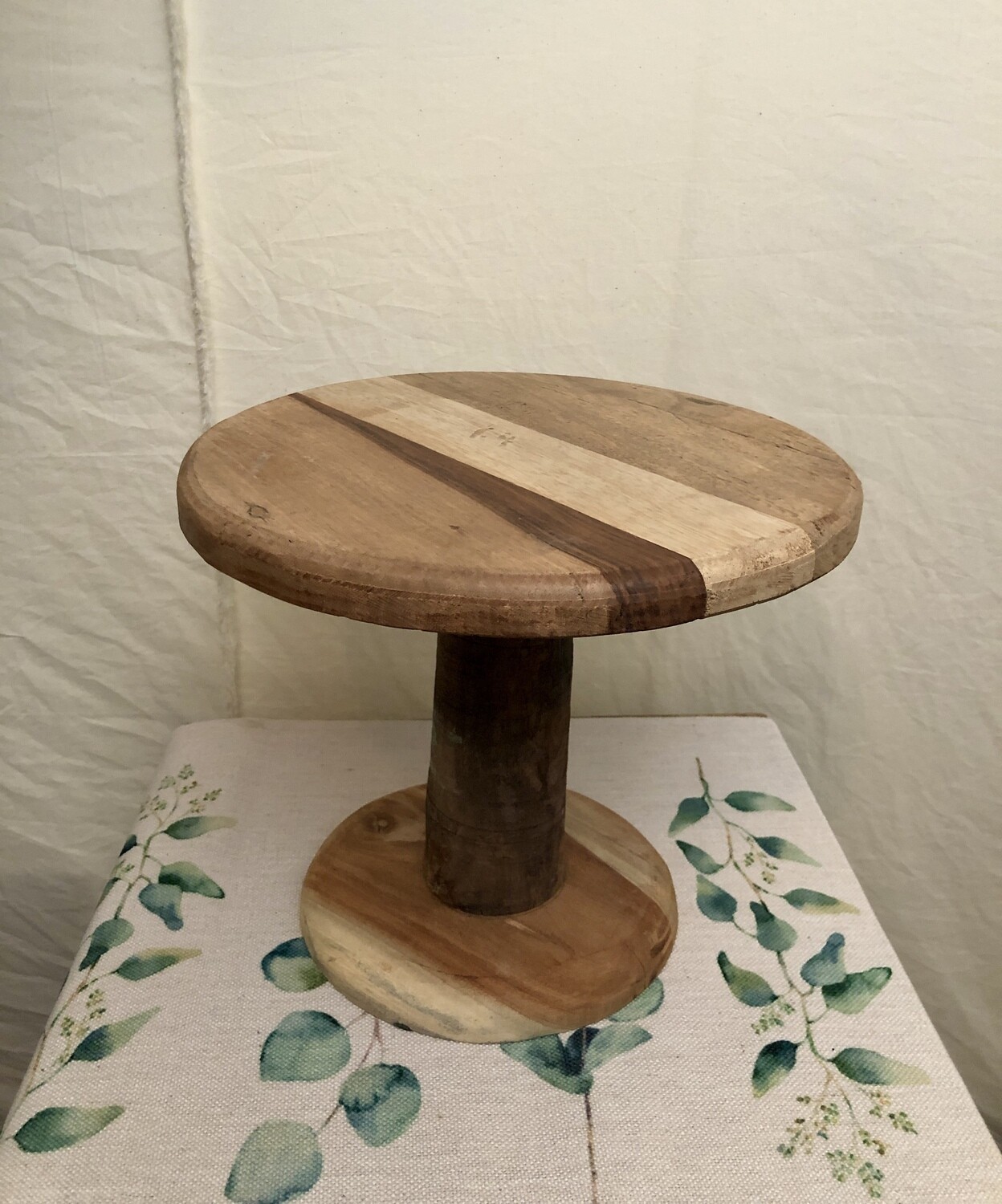 Recycled Wooden Display Stand Med Recycled Wooden Display Stand Med