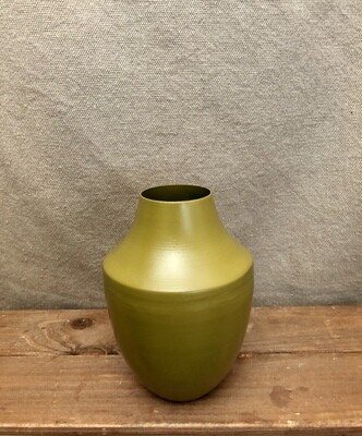 Painted Metal Vase Lg