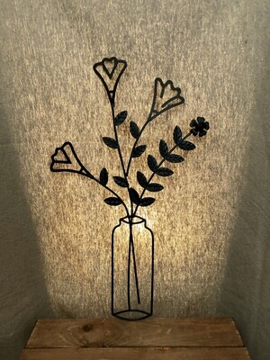 Hanging Wire Wall Vase