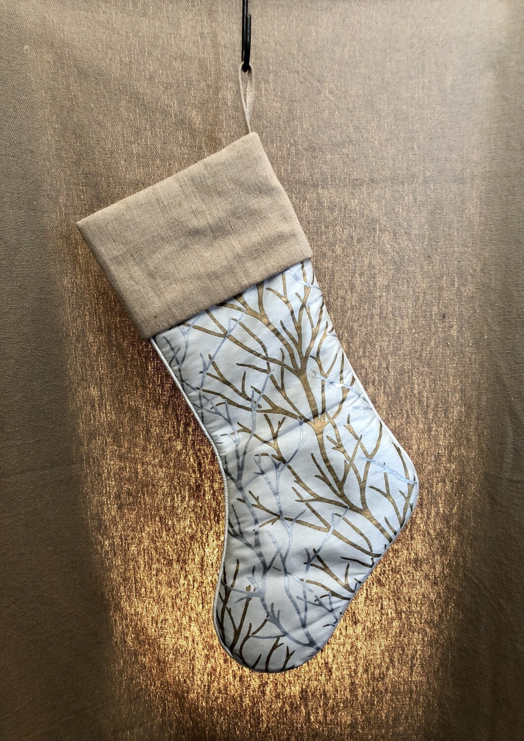 Gold & Silver Stocking 20" Gold & Silver Stocking 20"