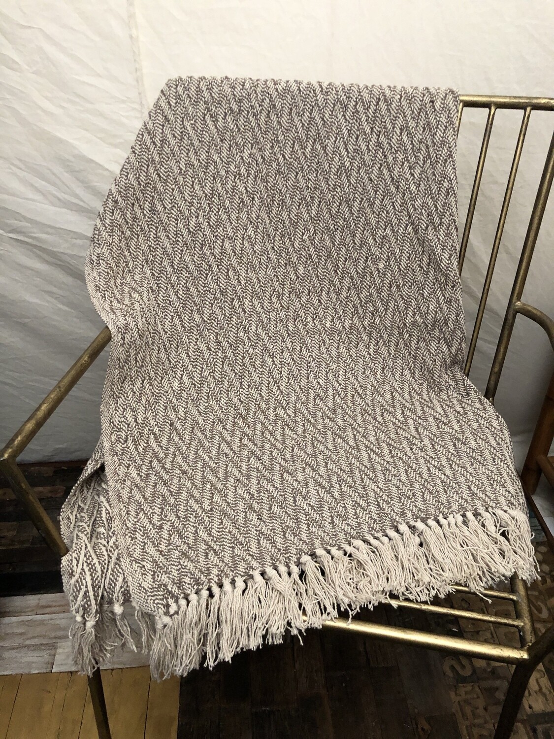Beige Throw
