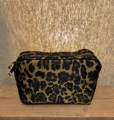Leopard Gold Pouch