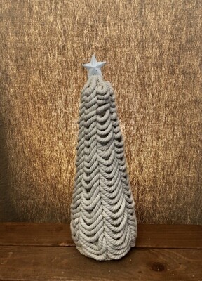 Cream Star Rope Tree 13" Cream Star Rope Tree 13"