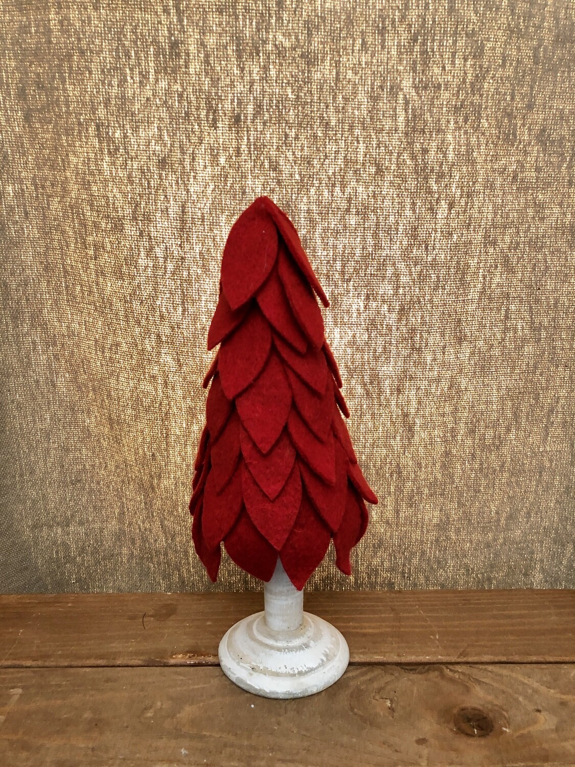 Felt Tree Tabletop 10&quot; Red