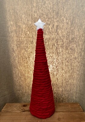 Red Star Cone Tree 16.5" Red Star Cone Tree 16.5"
