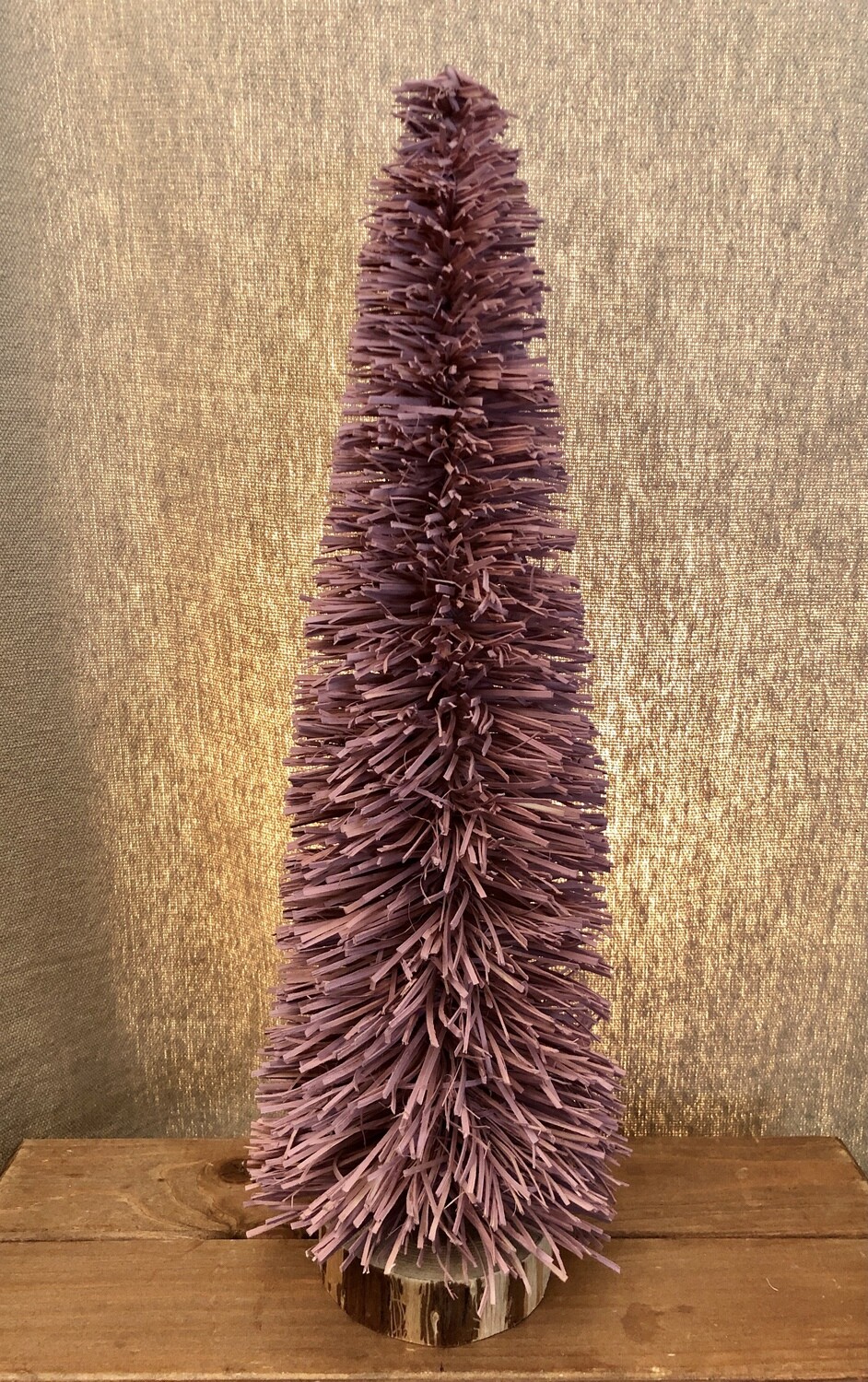 Tinsel Tree 18" Plum Tinsel Tree 18" Plum