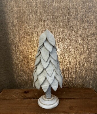 Felt Tree Tabletop 10" Cream Felt Tree Tabletop 10" Cream