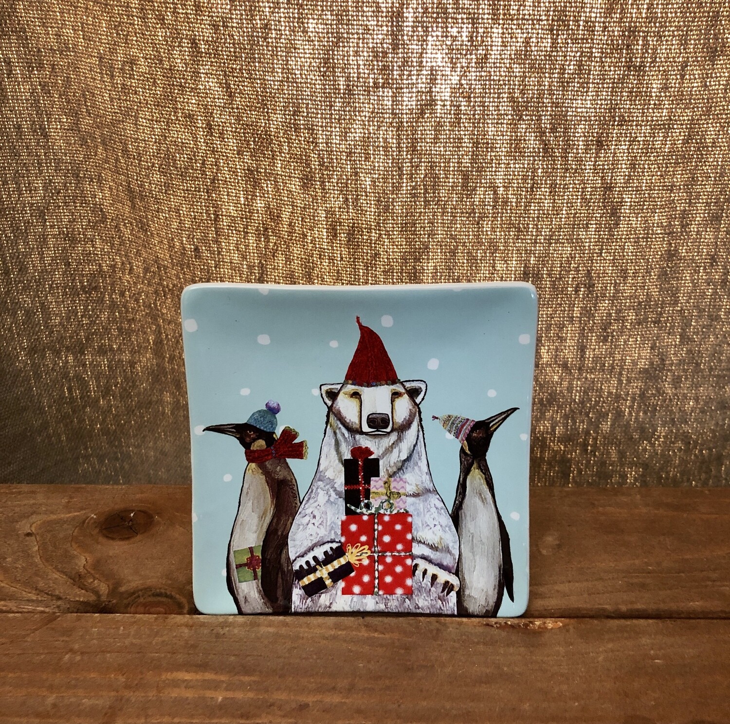Polar Bear and Penguins Dish