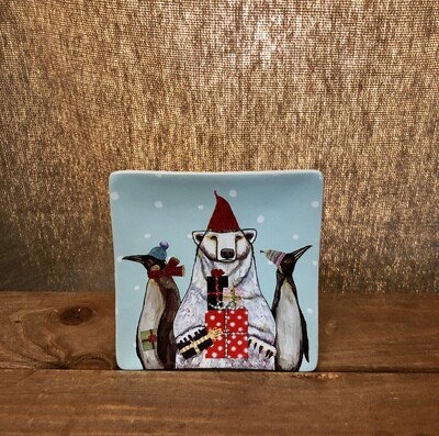 Polar Bear and Penguins Dish