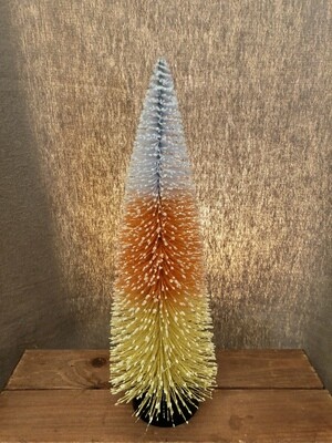 Bottle Brush Tree Candy Corn 15" Bottle Brush Tree Candy Corn 15"