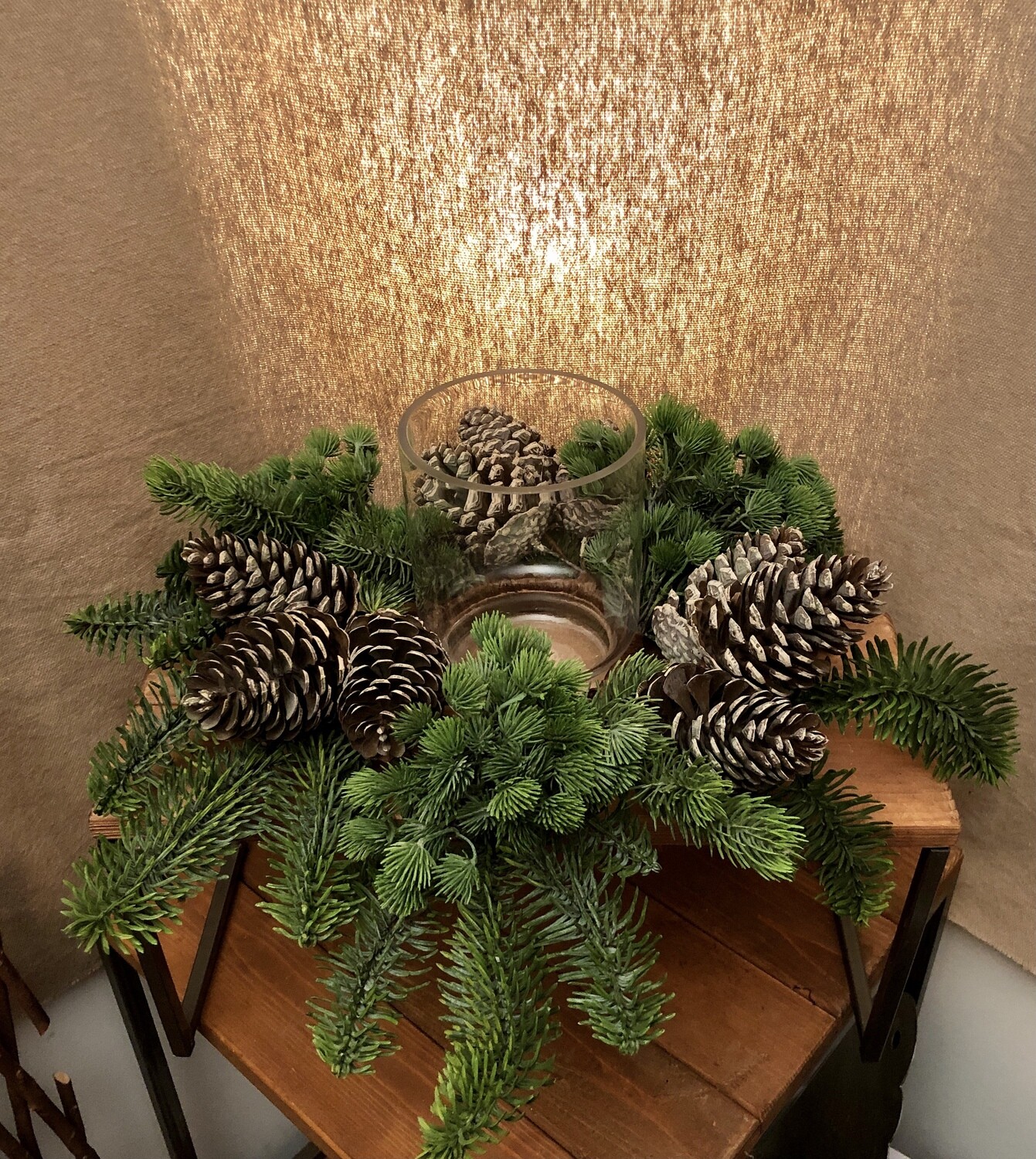 Pinecone Candleholder 16" Pinecone Candleholder 16"